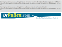 Tablet Screenshot of drpullen.com